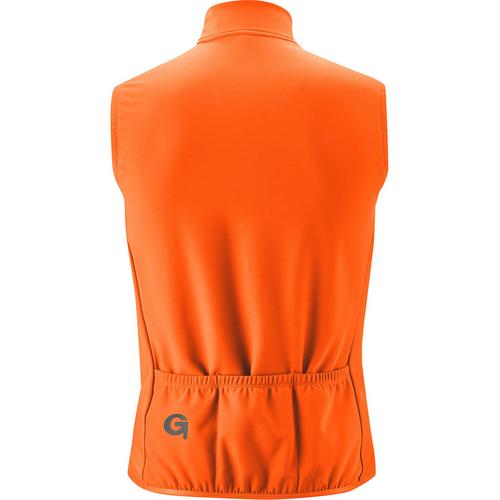 Rückansicht von Gonso Cavento Outdoorweste Herren Orange