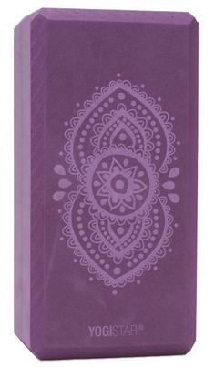 YOGISTAR Ajna Chakra Yoga Block aubergine