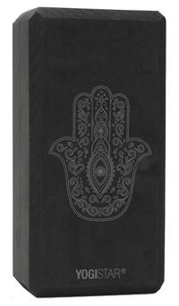 YOGISTAR Hand of Fatima Zen Yoga Block - schwarz