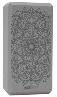 YOGISTAR Lotus Mandala Yoga Block - graphit