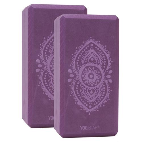 YOGISTAR Ajna Chakra (2 St&uuml;ck) Yoga Block