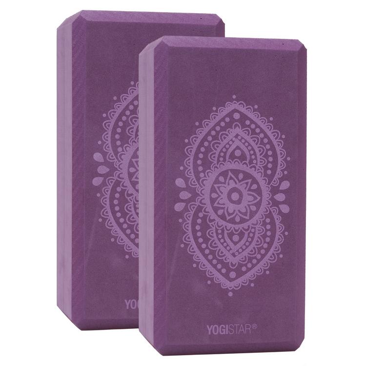 YOGISTAR YOGISTAR Ajna Chakra (2 St&uuml;ck) Yoga Block - aubergine - 0 | SportScheck