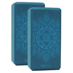 YOGISTAR Spiral Mandala (2 Stück) Yoga Block petrol