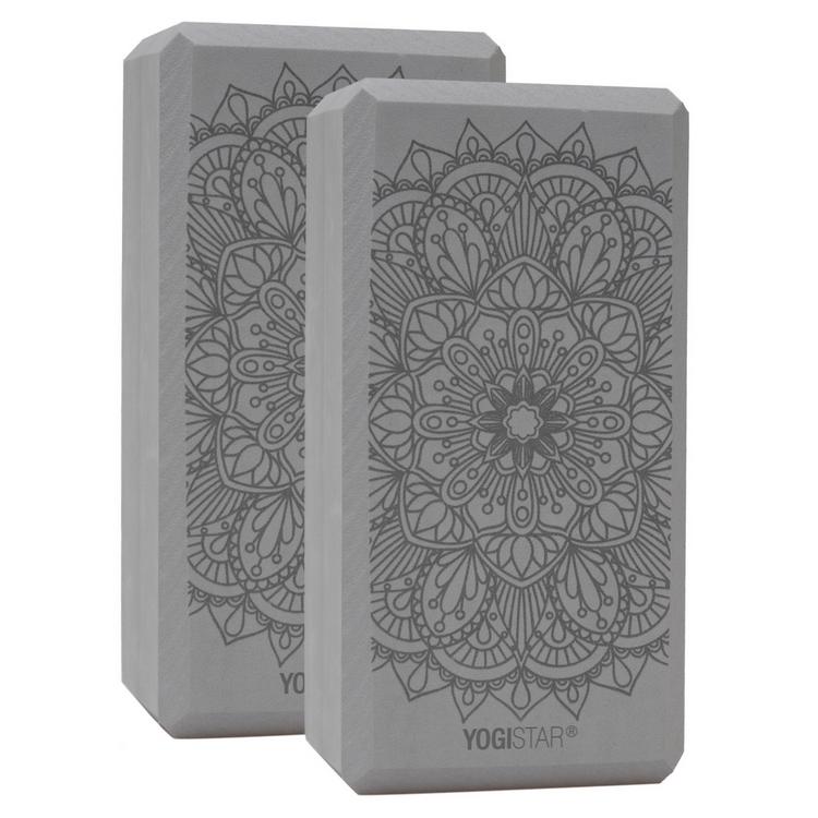 YOGISTAR YOGISTAR Lotus Mandala (2 St&uuml;ck) Yoga Block - grau - 0 | SportScheck