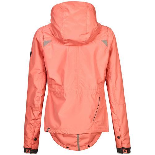 Rückansicht von G.I.G.A. DX by killtec Avari Regenjacke Damen Lachs