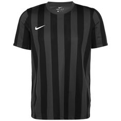 Nike Striped Division IV Fußballtrikot Herren anthrazit / schwarz