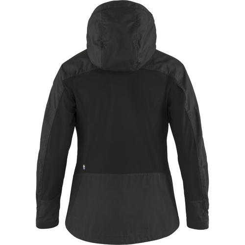 Rückansicht von FJÄLLRÄVEN Abisko Lite Trekking Funktionsjacke Damen Anthrazit