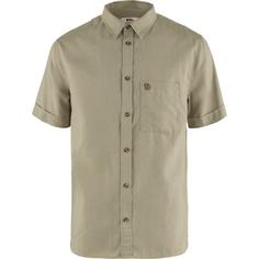 FJÄLLRÄVEN Övik Travel Shirt T-Shirt Herren Sand