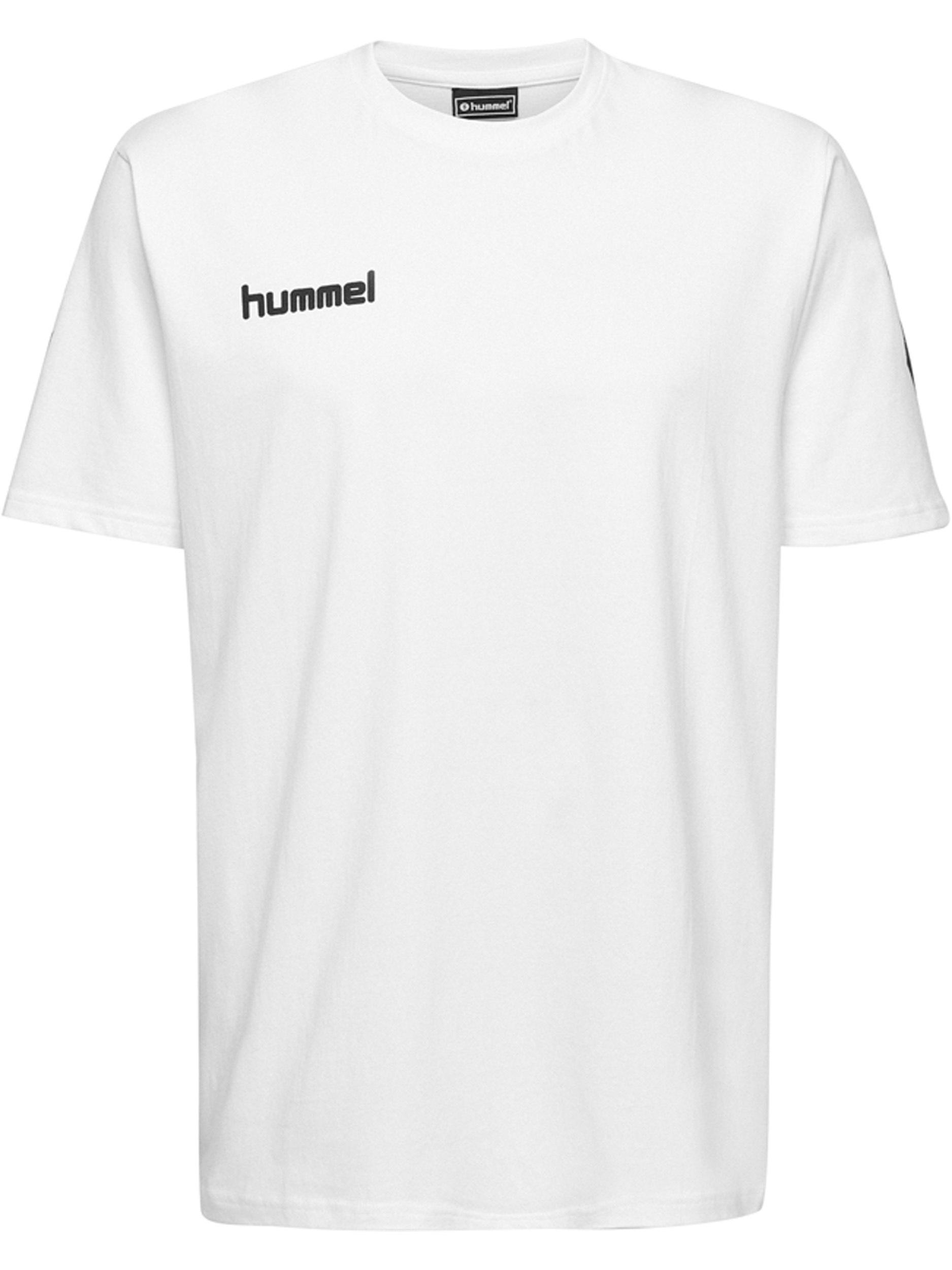 hummel HMLGO COTTON T-SHIRT S/S T-Shirt Herren WHITE
