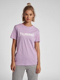 Rückansicht von hummel HMLGO COTTON LOGO T-SHIRT WOMAN S/S Funktionsshirt Damen SPORTS YELLOW