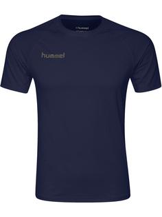 hummel HML FIRST PERFORMANCE JERSEY S/S T-Shirt Herren MARINE