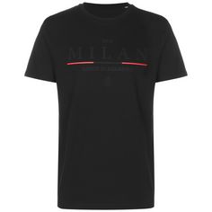 Bolzr Milan T-Shirt Herren schwarz / rot