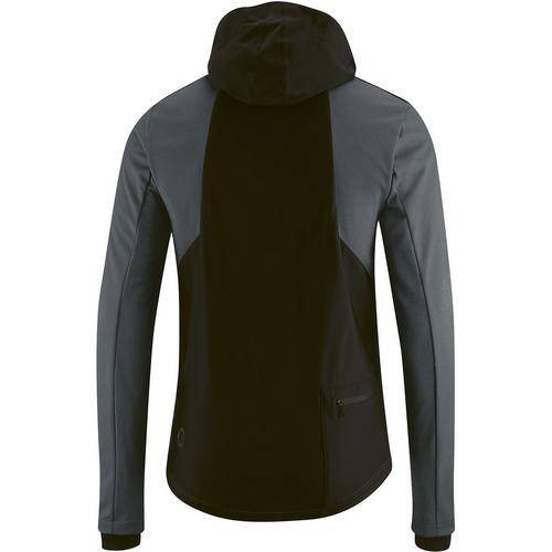 Rückansicht von Gonso Bike Softshell Travo Langarmshirt Herren Schiefer