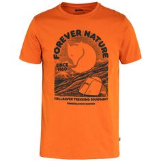 FJÄLLRÄVEN Fjällräven Equipment T-Shirt M T-Shirt Herren Dunkelorange