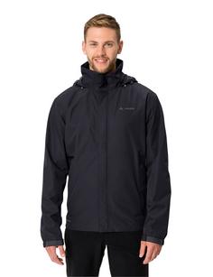 Rückansicht von VAUDE Escape Light Regenjacke Herren black