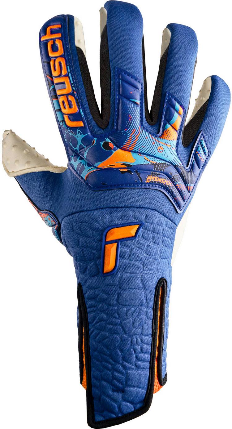 Reusch Reusch Attrakt SpeedBump Strapless AdaptiveFlex Torwarthandschuhe - 4016 true blue/shocking orange - 1 | SportScheck