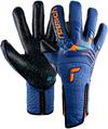 Reusch Attrakt Fusion Strapless AdaptiveFlex Torwarthandschuhe - 4024 tru blu/schoc orang/black