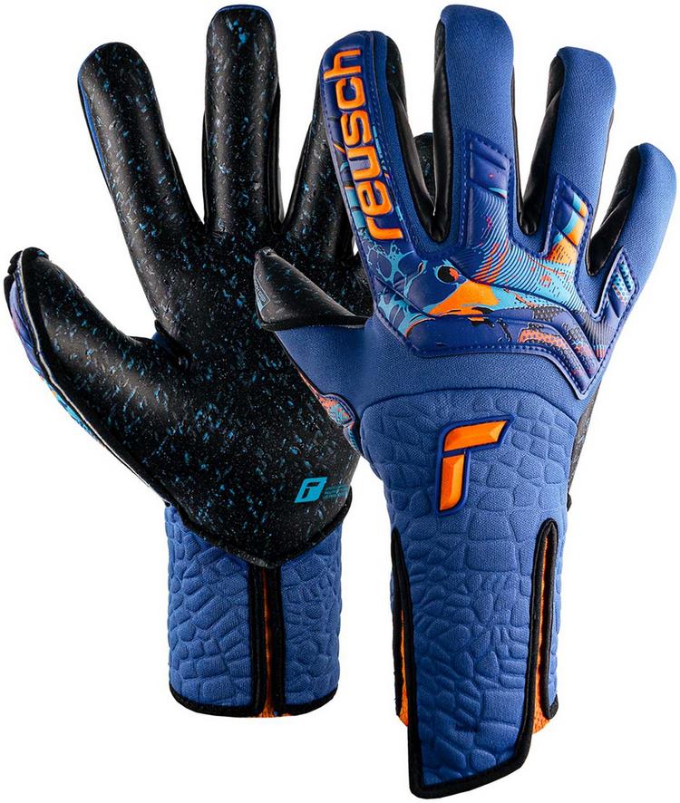 Reusch Reusch Attrakt Fusion Strapless AdaptiveFlex Torwarthandschuhe - 4024 tru blu/schoc orang/black - 0 | SportScheck
