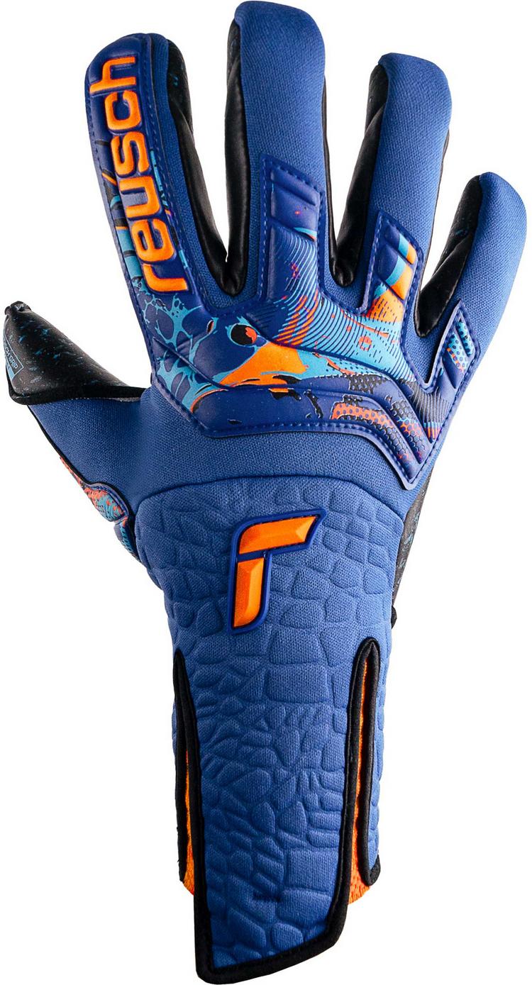 Reusch Reusch Attrakt Fusion Strapless AdaptiveFlex Torwarthandschuhe - 4024 tru blu/schoc orang/black - 0 | SportScheck
