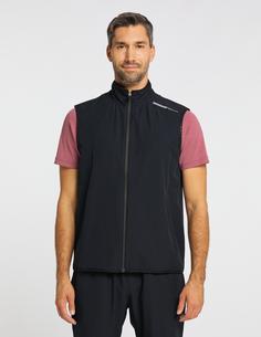 Rückansicht von JOY sportswear NIKLAS Outdoorweste Herren black