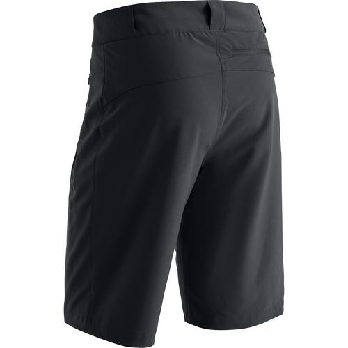 Rückansicht von Maier Sports Latit Funktionsshorts Herren Schwarz