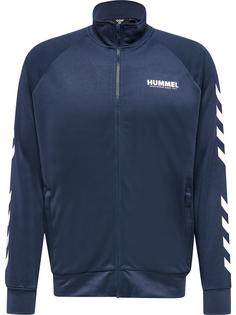 hummel hmlLEGACY POLY ZIP JACKET Sweatshirt Herren BLUE NIGHTS/WHITE