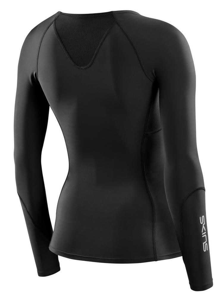 Skins Skins S3 Longsleeve Funktionsshirt Damen - black - 0 | SportScheck