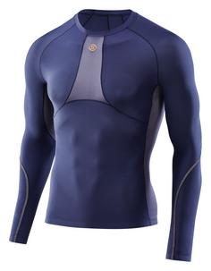 Skins S5 Longsleeve Funktionsshirt Herren navy blue