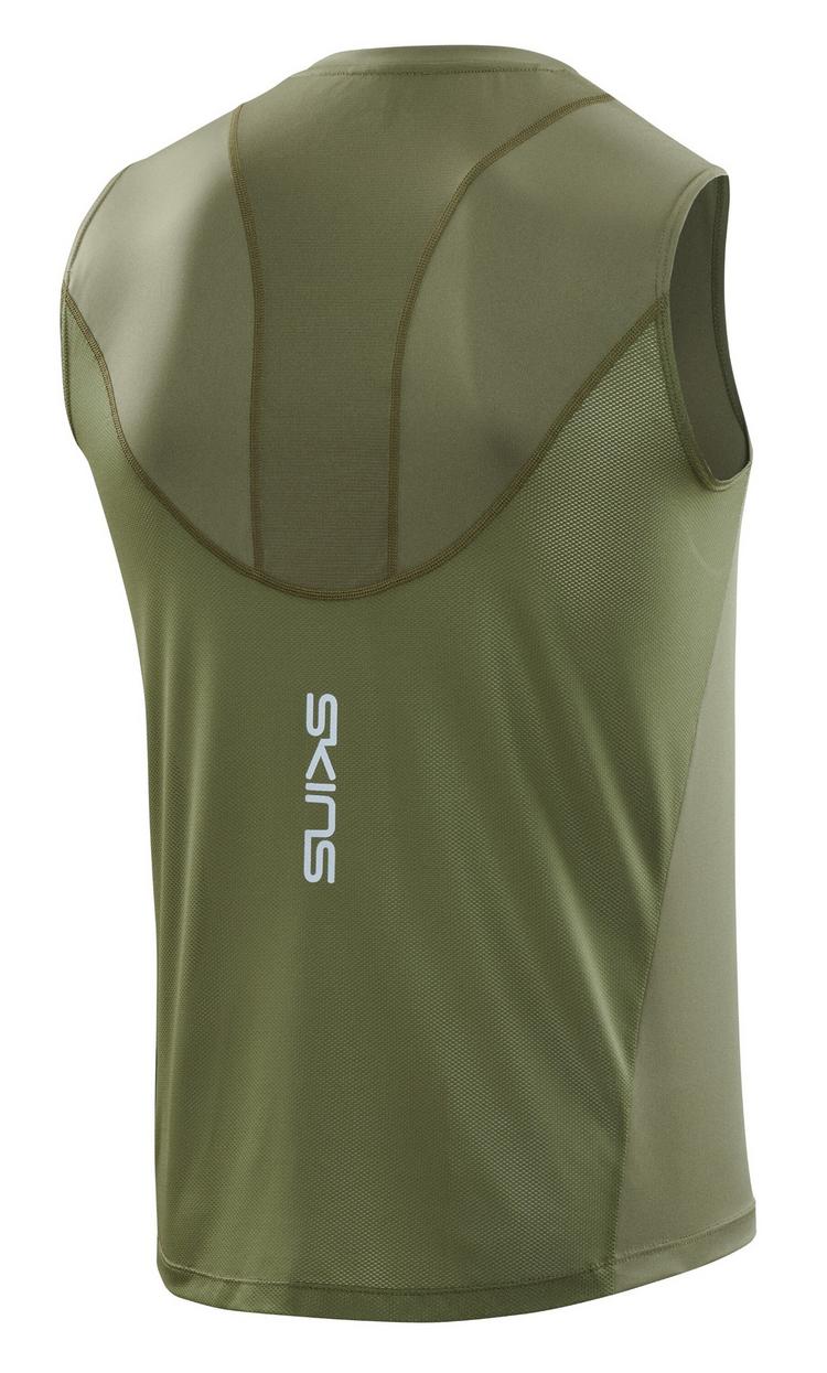 Skins Skins S3 Tank Top Funktionsshirt Herren - khaki - 0 | SportScheck