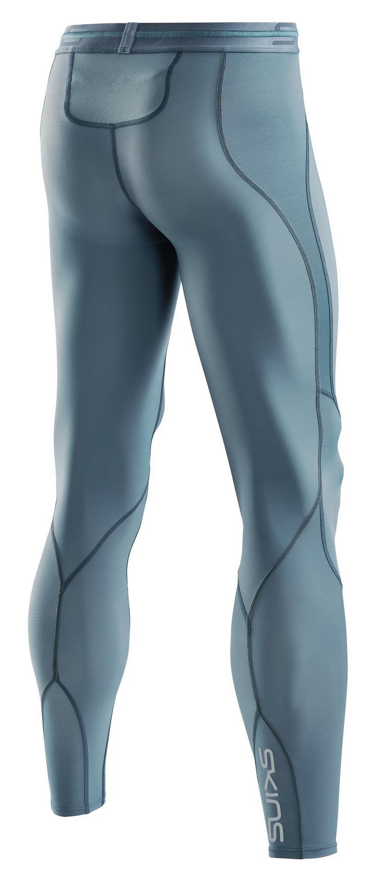 Skins Skins S3 Long Tights Tights Herren - blue grey - 0 | SportScheck