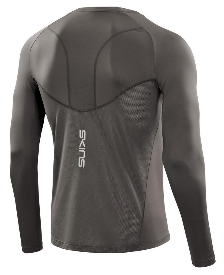 Skins Skins S3 Long Sleeve Top Funktionsshirt Herren - charcoal - 0 | SportScheck