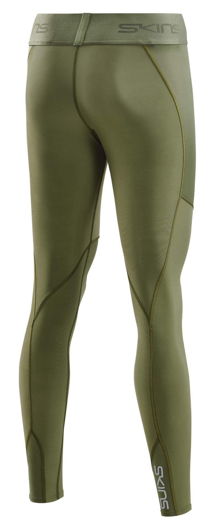 Skins Skins S3 Thermal Long Tight Tights Damen - khaki - 0 | SportScheck