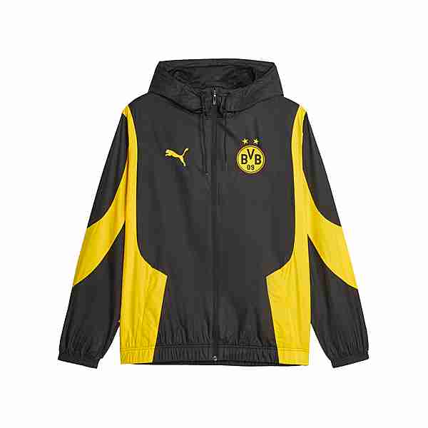 PUMA BVB Dortmund Prematch Jacke 2023/2024 von schwarz kaufen im SportScheck Trainingsjacke Shop Online