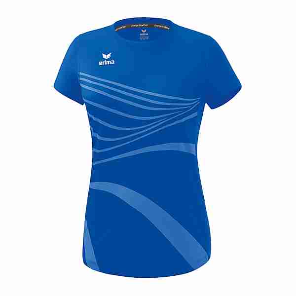 Erima Racing T-Shirt Damen Laufshirt Damen blau