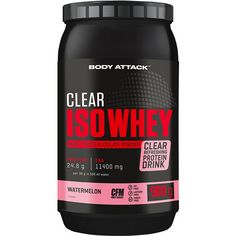 Body Attack Clear Iso-Whey Proteinpulver Watermelon