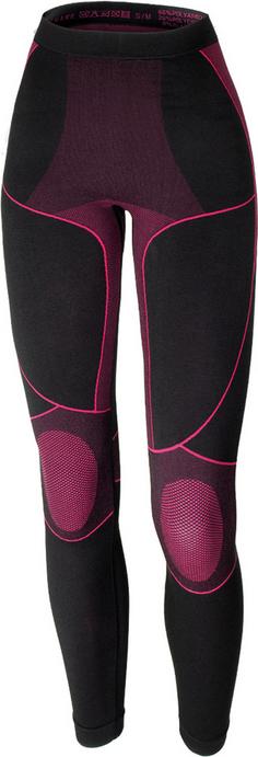 Black Snake Seamless Hose Viper Thermounterhose Damen Schwarz Pink