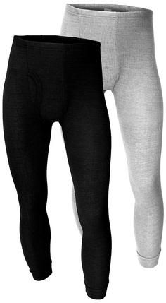 Black Snake 2 Pack Thermo Hose Cushy Thermounterhose Herren Grau Schwarz