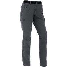 Maul Sport Zip-Off Outdoorhose Trail Trekkinghose Damen Anthrazit