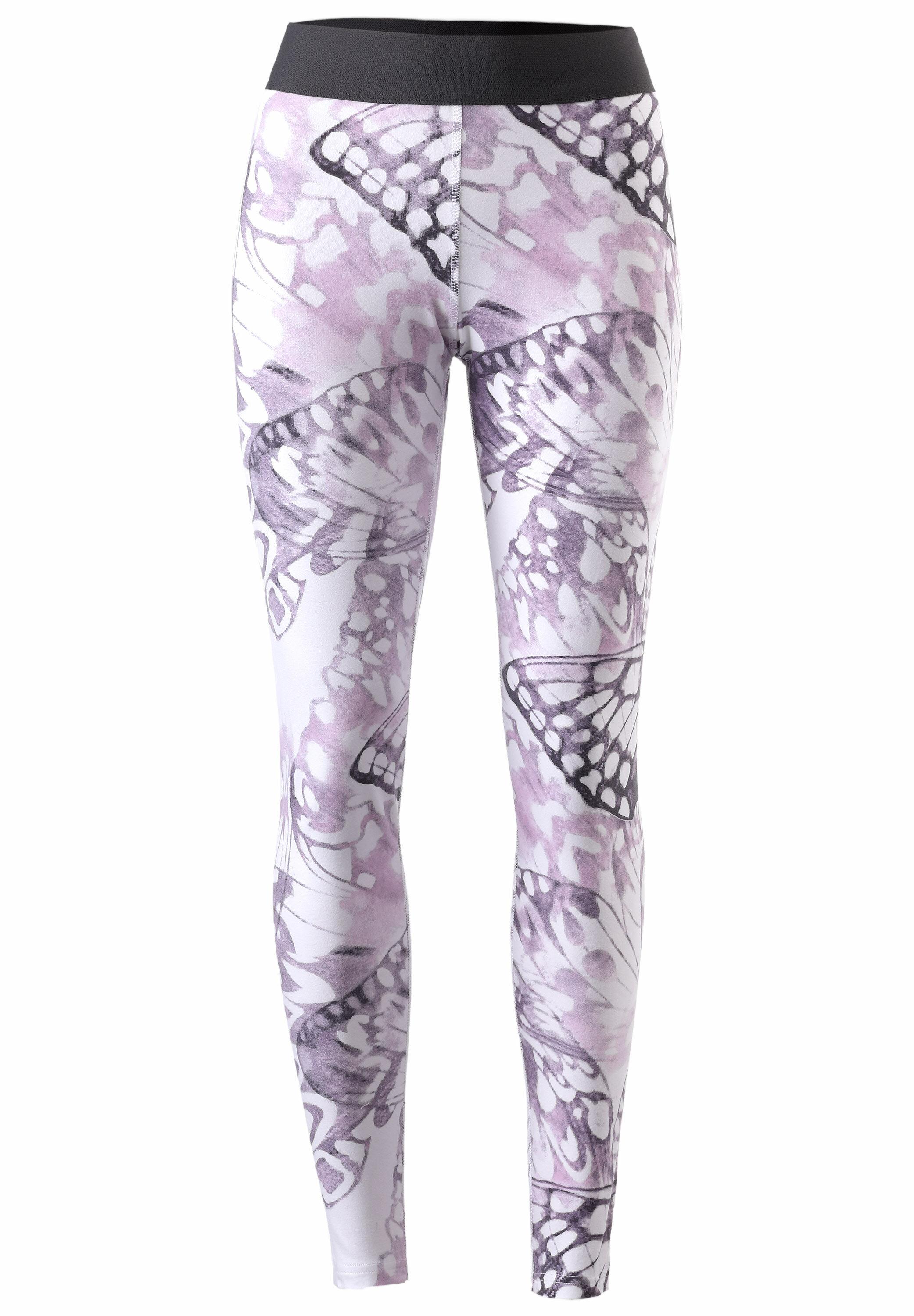 Viertelmond Alara Leggings Damen WHITE/LILA