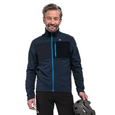 Rückansicht von Schöffel Softshell Jacket Zumaia M Fahrradjacke Herren navy blazer