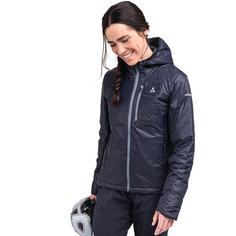 Rückansicht von Schöffel Ins Hybrid Black Raven L Fahrradjacke Damen navy blazer