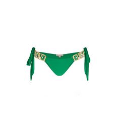 Moda Minx Boujee Tie Side Brazilian Bikini Hose Damen Emerald