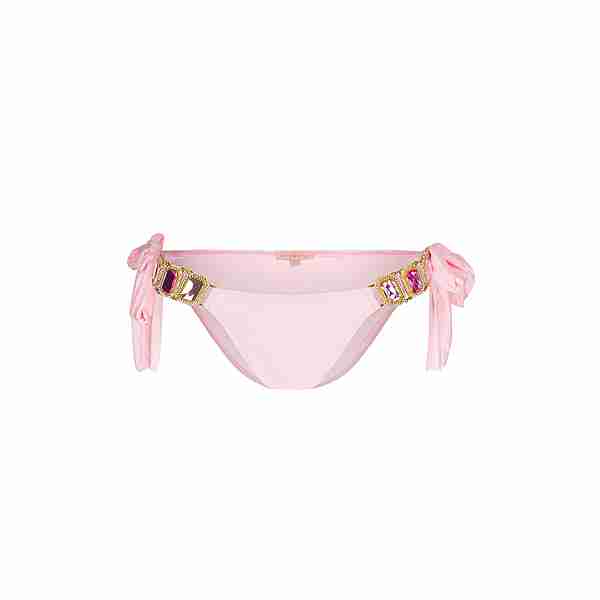 Moda Minx Boujee Tie Side Full Bum Bottoms Bikini Hose Damen Baby Pink
