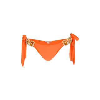 Moda Minx Boujee Tie Side Brazilian Bottom Bikini Hose Damen Orange