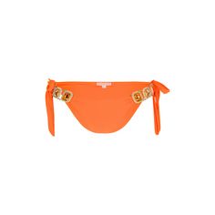 Moda Minx Boujee seitlich gebunden Bikini Hose Damen Orange