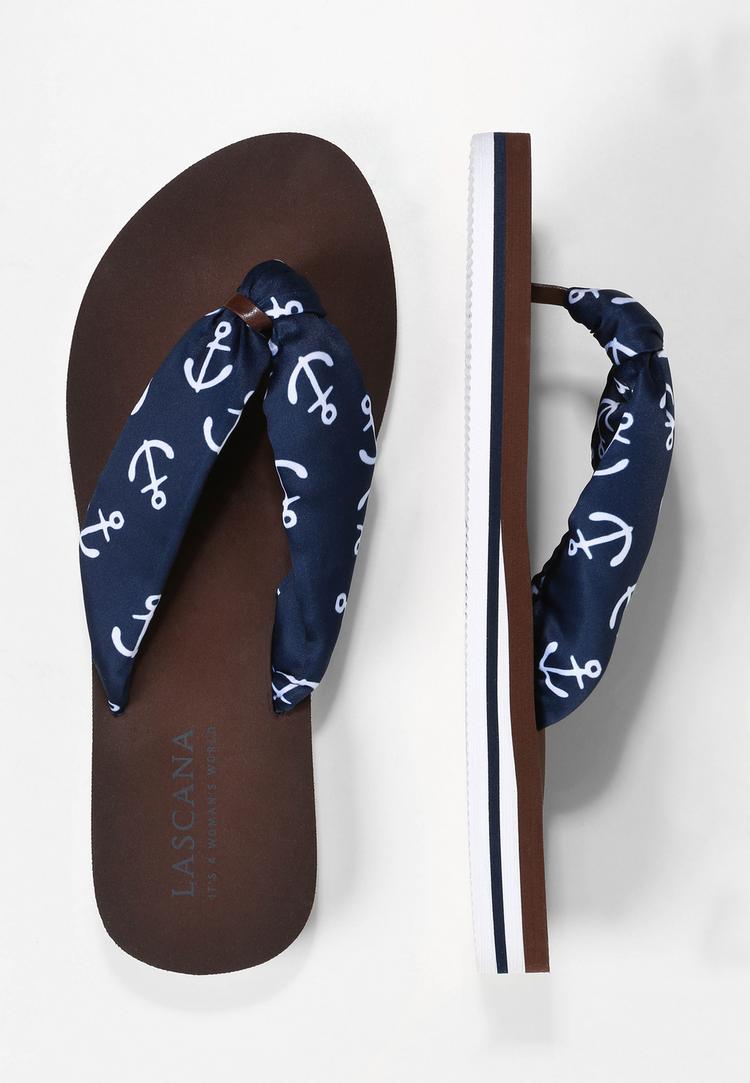 Lascana Lascana Badezehentrenner Zehentrenner Damen - blau - 5 | SportScheck