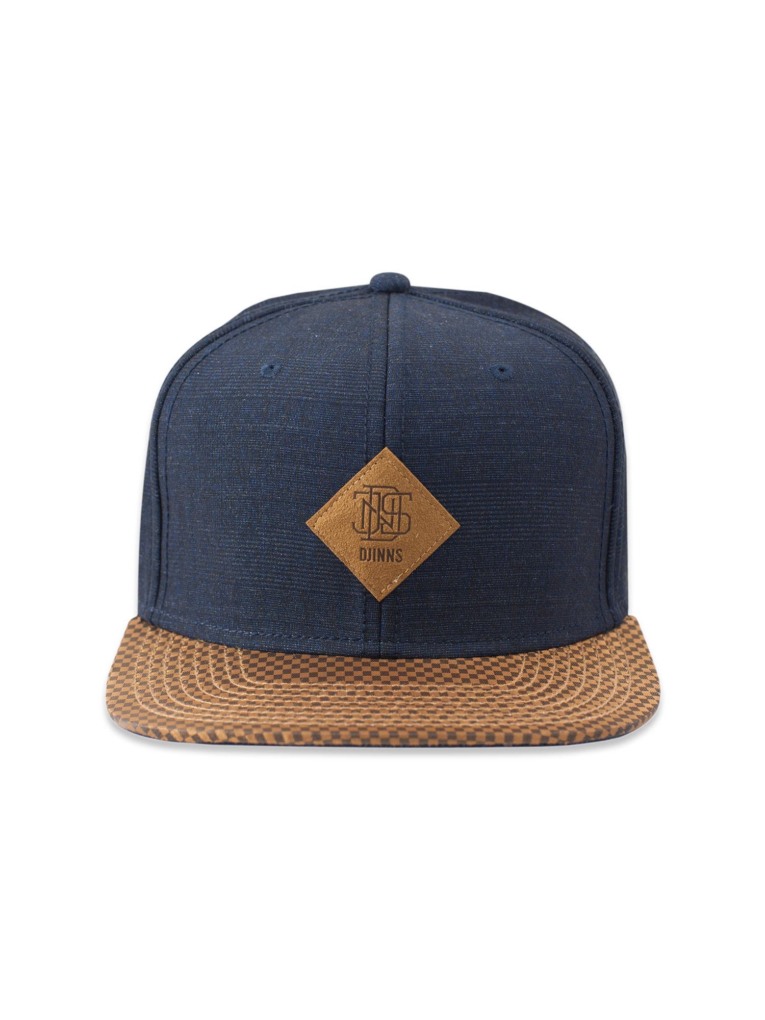 Djinns Glencheck Cap Navy