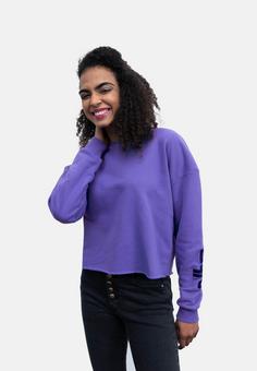 Rückansicht von elho WIEN 89 Sweatshirt Damen Lilac
