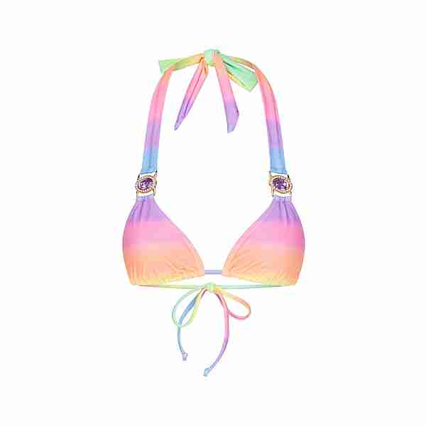 Moda Minx Club Tropicana Triangel Top Bikini Oberteil Damen Rainbow Paradise