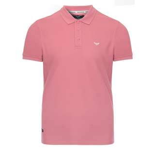 Threadbare THB Polo Regna Poloshirt Herren Pink